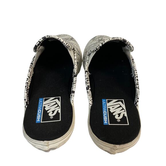 Vans Snakeskin SF Marshmallow Slip On Mule Slides Ultracush Shoes W 11 M 9.5 - Picture 7 of 9